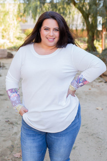 Pleasantly Abloom Long Sleeve Top