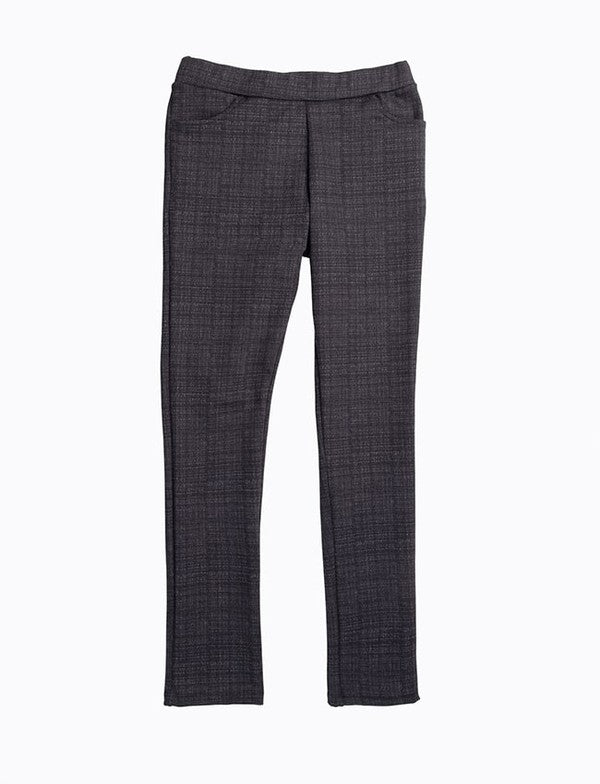 Straight Leg Mid-rise Trouser