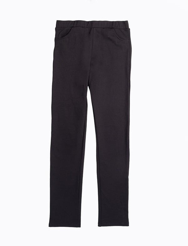 Straight Leg Mid-rise Trouser