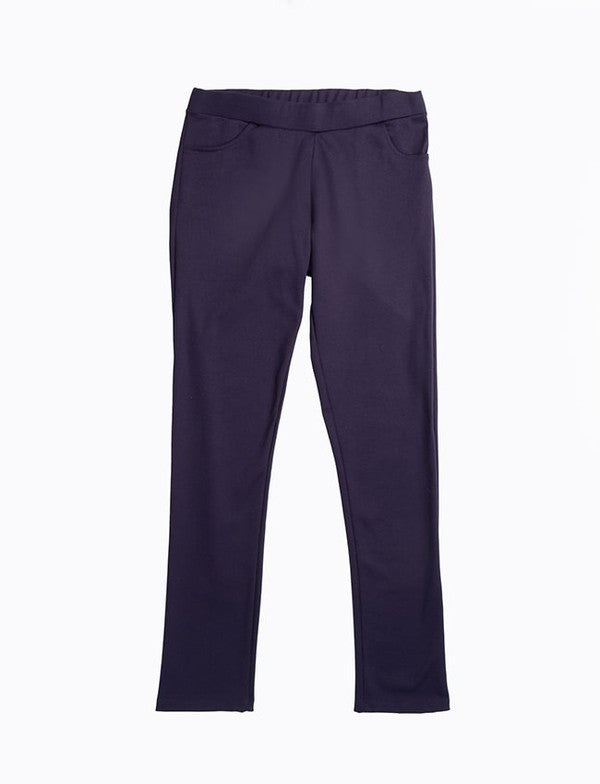 Straight Leg Mid-rise Trouser