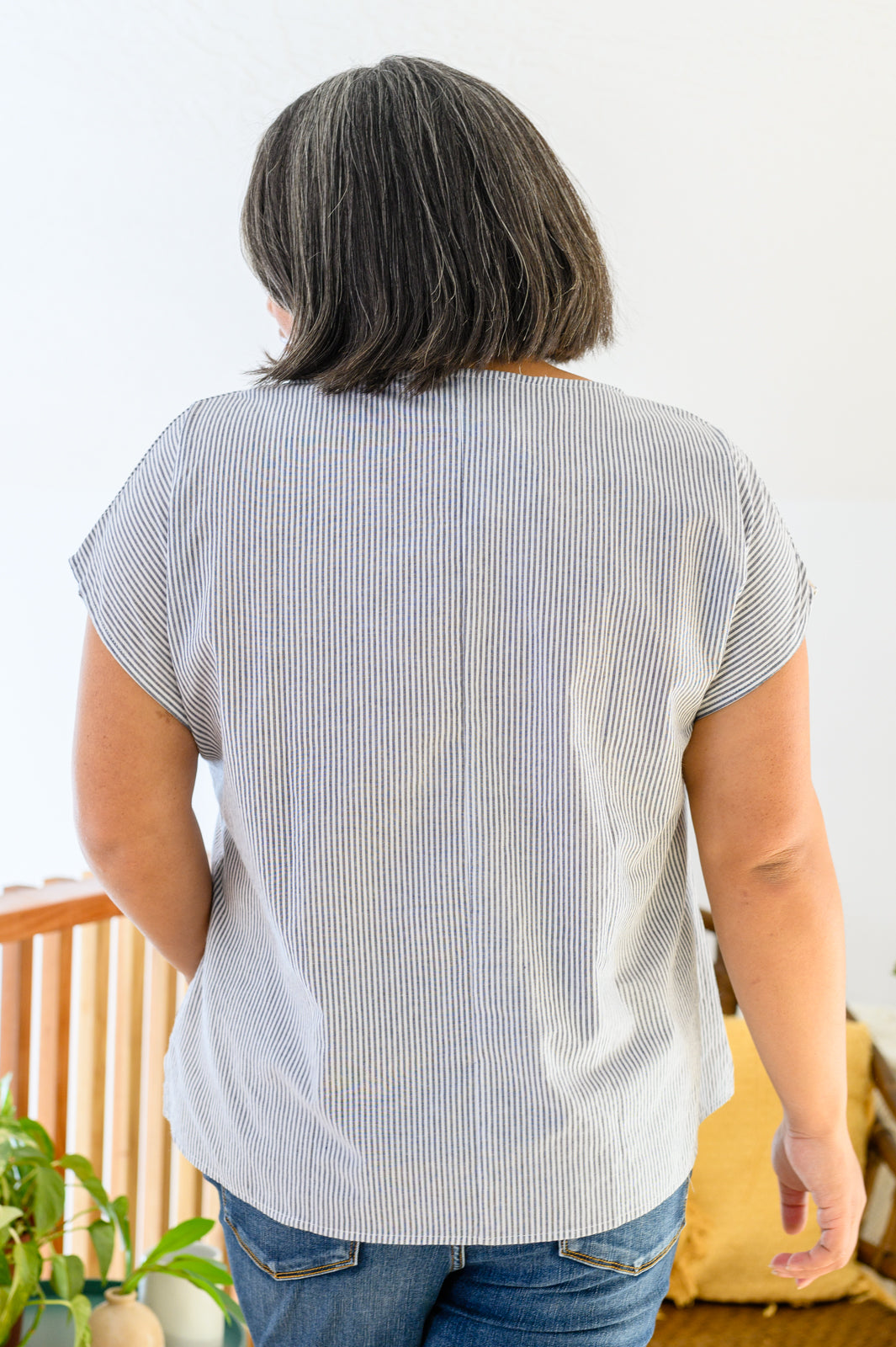 Canopy Of Crushes Striped Floral Top