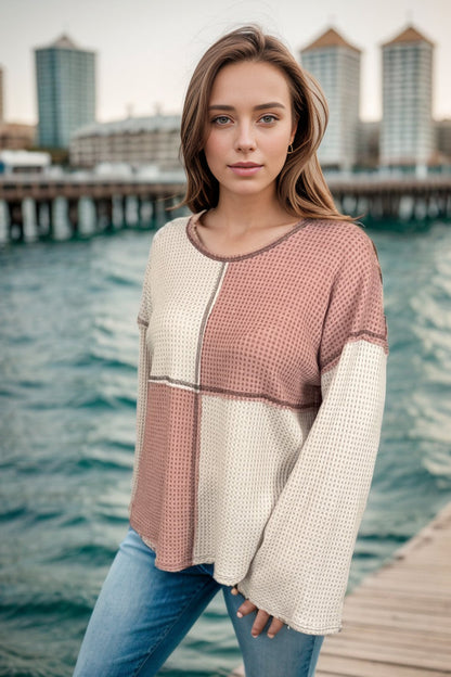 Crossing Paths - Waffle Knit