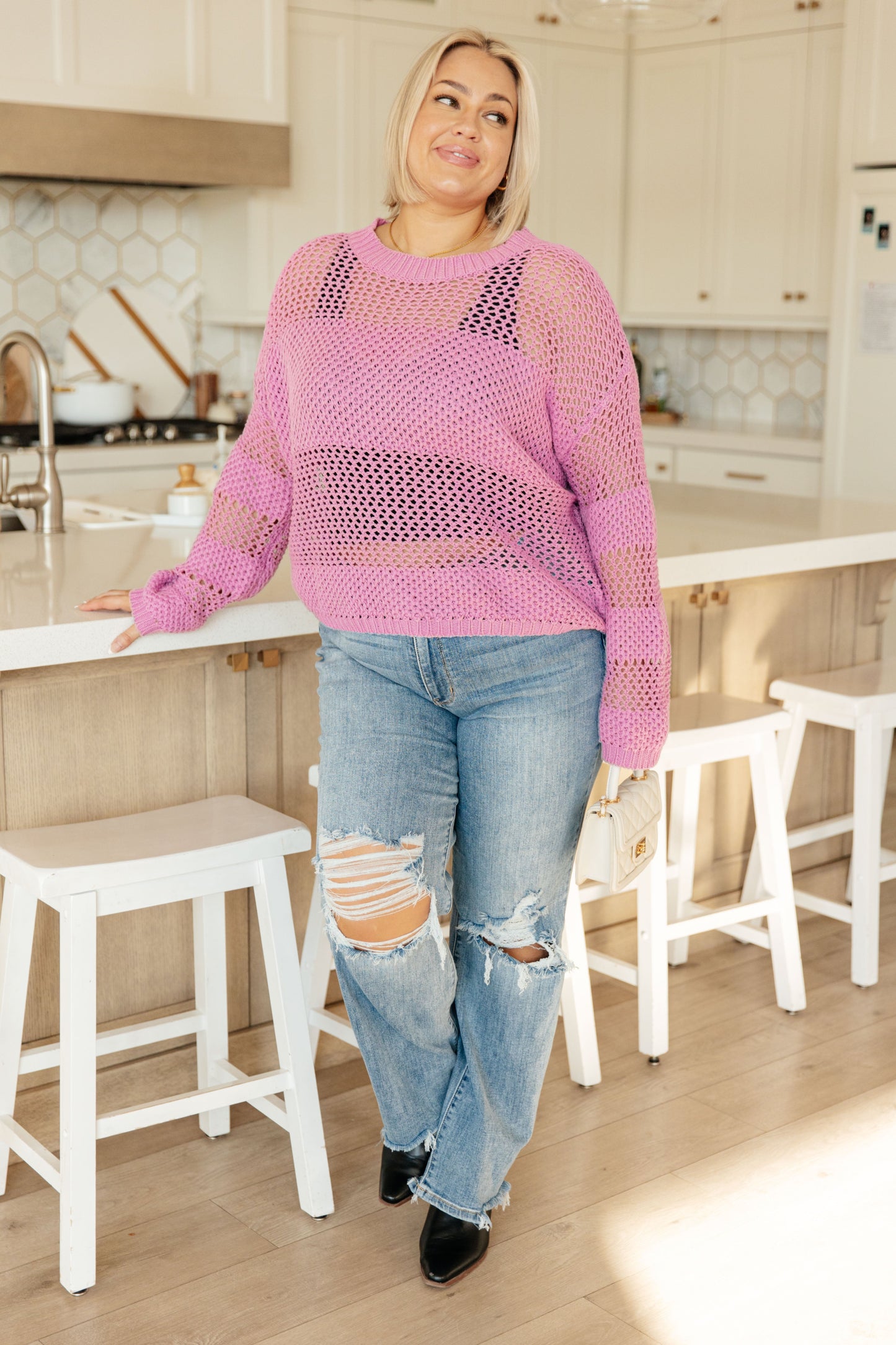 My Latest Love Loose Knit Sweater