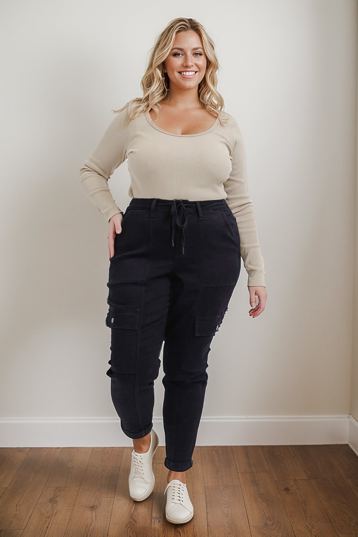 Got The Goods Judy Blue Cargo Cuffed Jogger