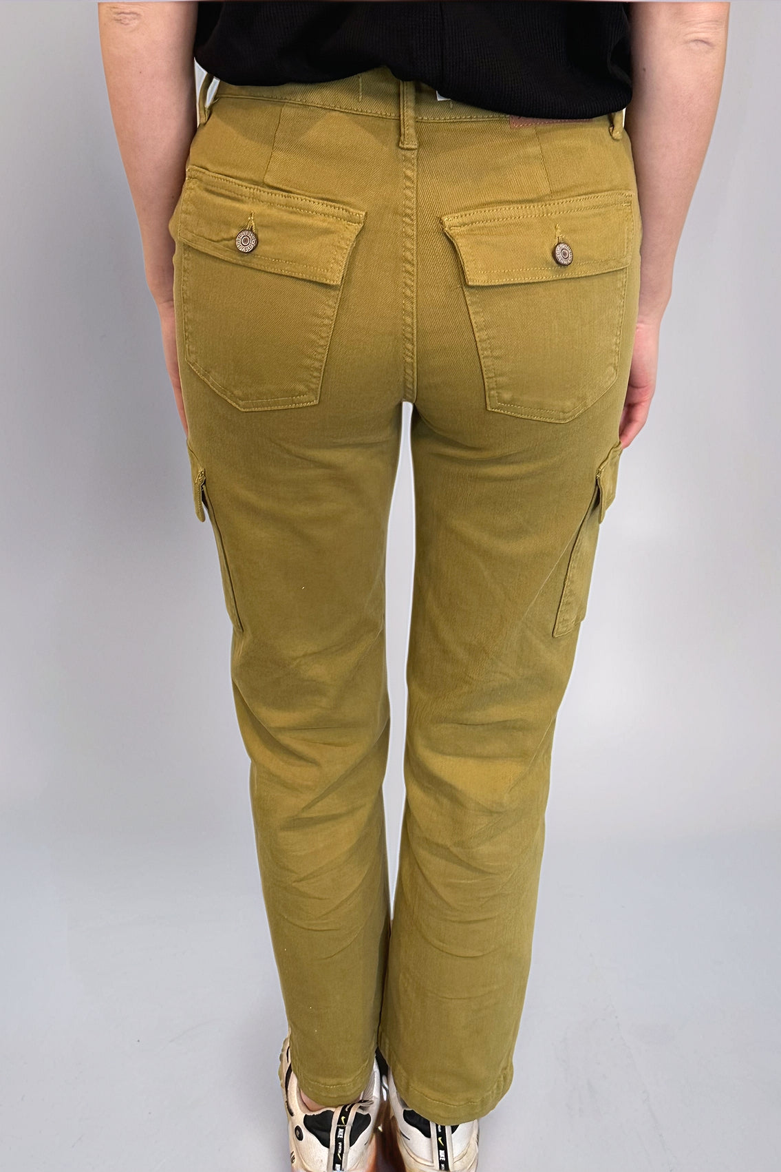 Matcha Babe - Judy Blue Cargo Jeans