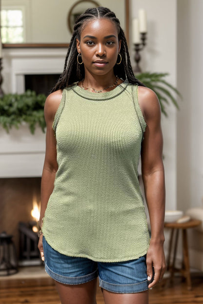 Pistachio Sleeveless Top