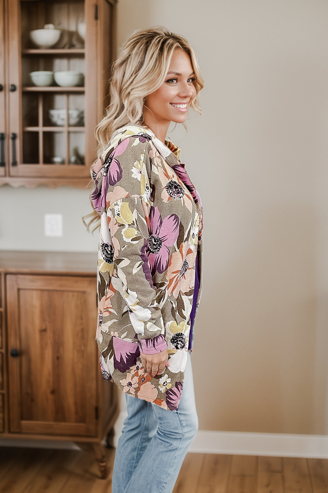 Pop Of Floral - Cardigan