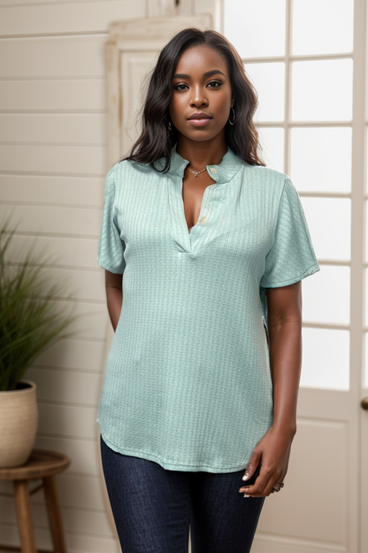 Simply Sage - Short Sleeve Gabby